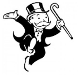 2011 online steamboat race - monopoly man - thnks he's winning