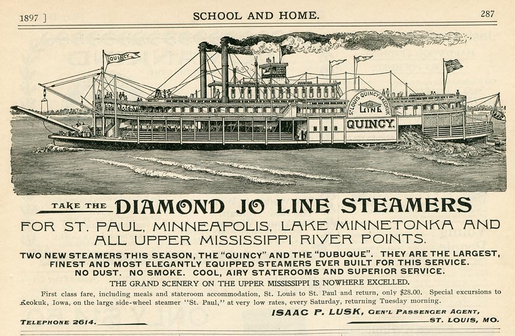 Diamond Joe School and home 1897 HALF size EXP