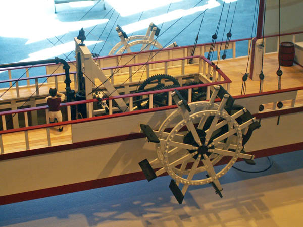1/56 Paddle Wheel Steamer Steamboat Ship 18" 3D Puzzle Cardboard Model kit New 